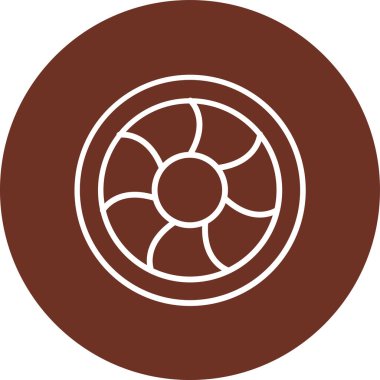 Bir kahve fincanı simgesinin vektör çizimi