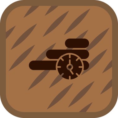 Pusula. Web simgesi basit illüstrasyon