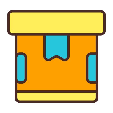 çanta web simgesi, basit vektör illüstrasyonu