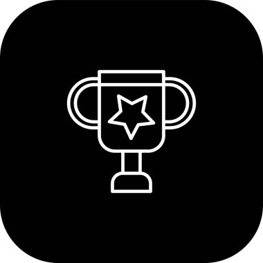 Kupası simge vektör web ve mobil uygulaması tasarımı, fincan logo kavramı için izole üzerinde beyaz arka plan