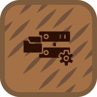 Modern simgenin vektör illüstrasyonu