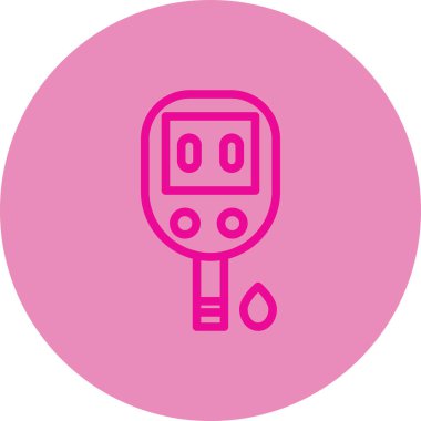 Fiş. Web simgesi basit illüstrasyon