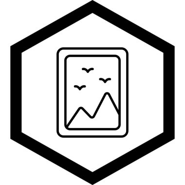 Bir kitap simgesinin vektör illüstrasyonu