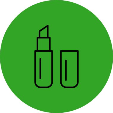 Güzellik yüz simgesinin vektör çizimi