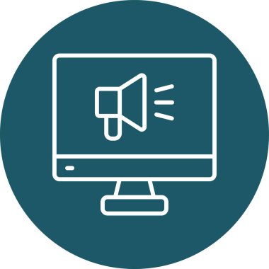 seo modern simgesinin vektör illüstrasyonu