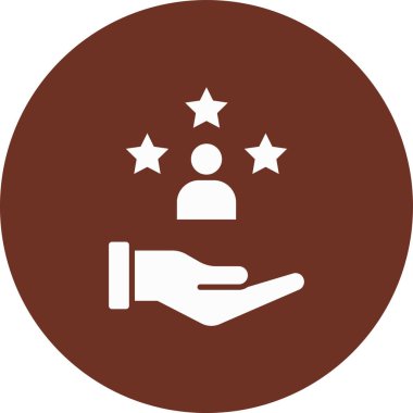 Müşteri servis simgesi vektör illüstrasyonu