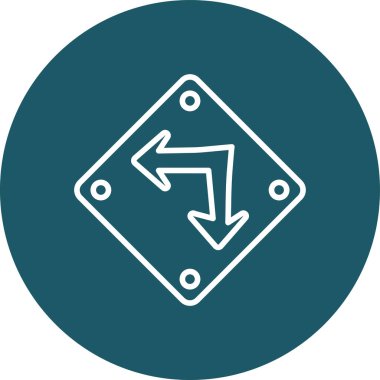 Güzel Ok Sağ Satır Vektör Simgesi