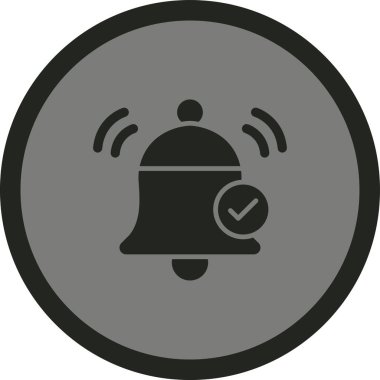 Çan simgesi, vektör çizimi