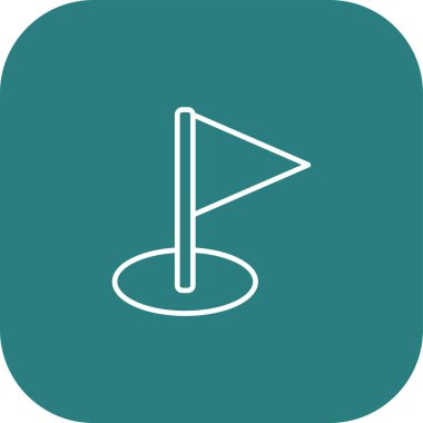 eşsiz bayrak simgesi vektörü