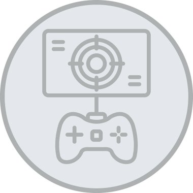 oyun denetleyici simgesi vektör çizimi