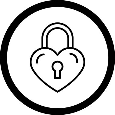 ikon vektör illüstrasyonunu kilitle