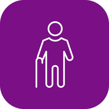 Çantalı bir adamın vektör çizimi