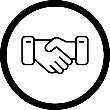 el sıkışma simge vektör çizim