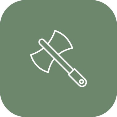 Kürek simgesi soyut arkaplanda izole edildi