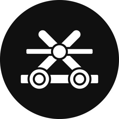 Modern bir simgenin vektör illüstrasyonu