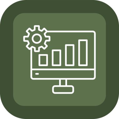 Web ayarı vektör simgesi