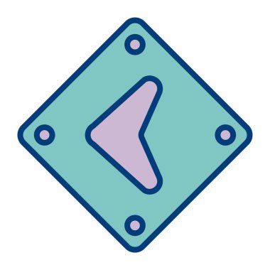 harita simgesi vektör illüstrasyonu