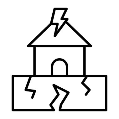 ev simgesi, vektör illüstrasyonu