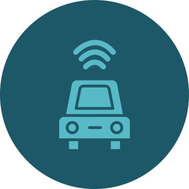 Web projesi için vektör otomobil simgesi