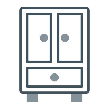 mobilya, iç simge vektör illüstrasyon tasarımı