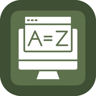 tarayıcı simgesi, vektör illüstrasyonu