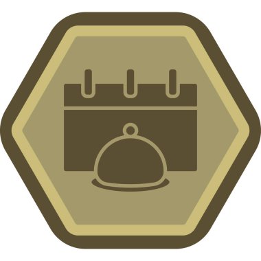 Gıda simgesinin vektör illüstrasyonu