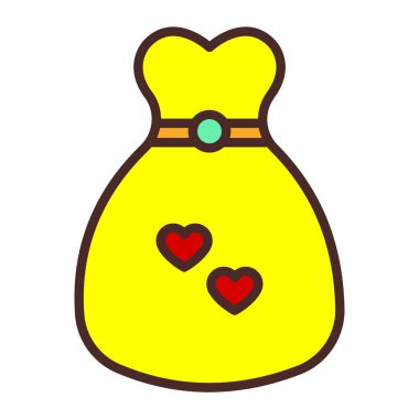 Şirin ve komik çizgi roman faresi. karalama simgesi.