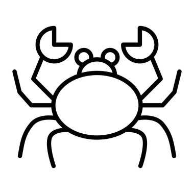 Istakoz simgesi vektör çizimi