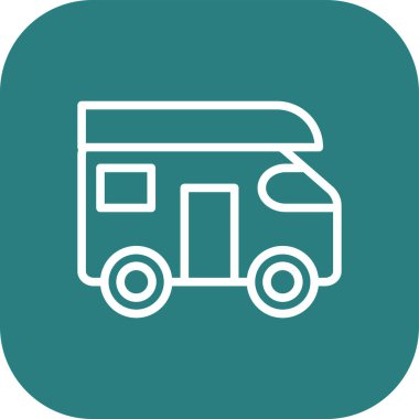 Benzersiz kamyon vektör simgesi