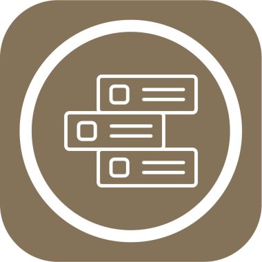 Modern bir simgenin vektör illüstrasyonu