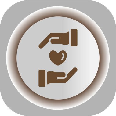 kalp simgesi, vektör illüstrasyonu