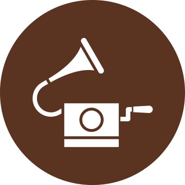 Bir hoparlör simgesinin vektör çizimi