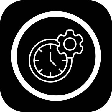 Projeniz için vektör saat simgesi