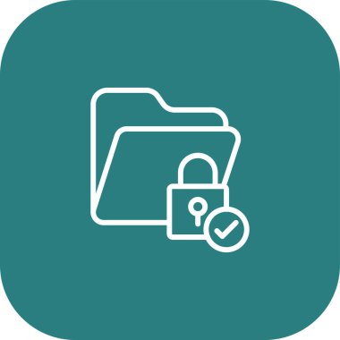 dizin kilidi ikon vektörü