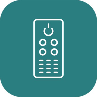 Vektör TV simgesi illüstrasyonu