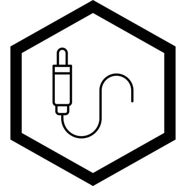 Gaz simgesinin vektör illüstrasyonu