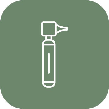 Sprey şişe simgesi soyut arkaplanda izole edildi