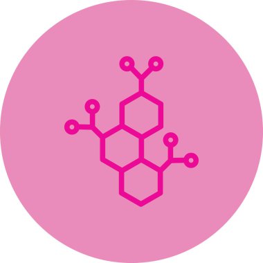 vector illustration of a molecule icon