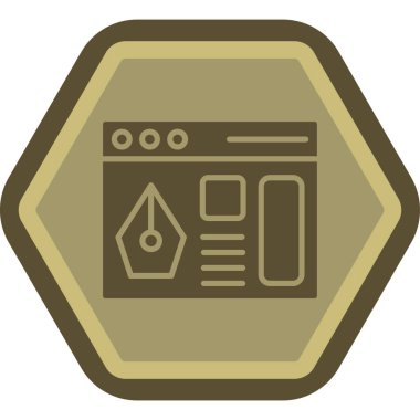 seo modern simgesinin vektör illüstrasyonu