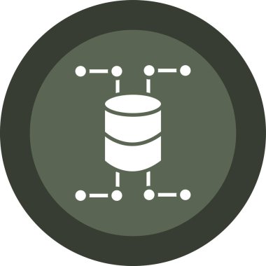 ağ veri simgesi vektör illüstrasyonu