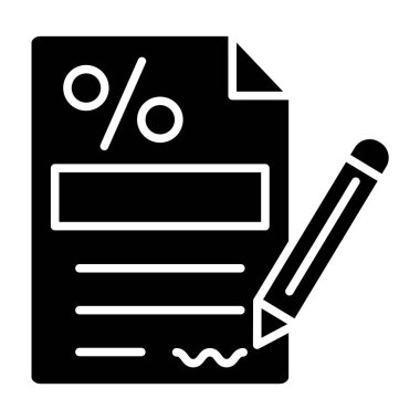 belge simgesi vektör illüstrasyonu