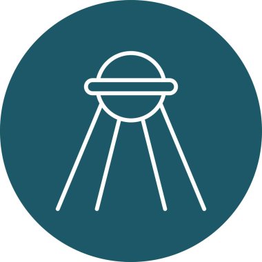 Astronomi simgesinin vektör illüstrasyonu