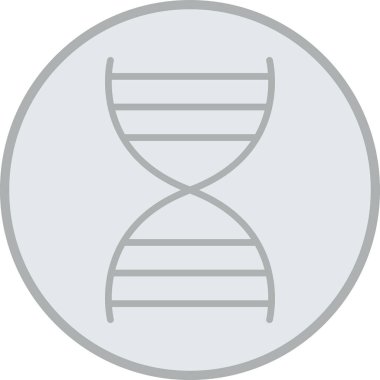 DNA simgesi vektör illüstrasyonu