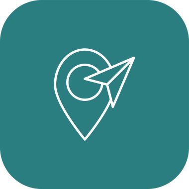 Yönlendirme web simgesi, vektör illüstrasyonu