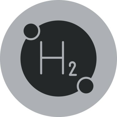 Bir kimyasal element simgesinin vektör illüstrasyonu