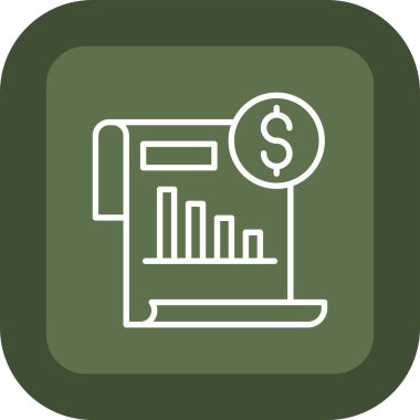iş analizi grafik simgesi, vektör illüstrasyonu