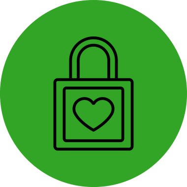 Modern b 'nin vektör illüstrasyonu simge kilidinden yoksun