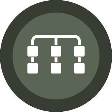 şebeke. Web simgesi vektör illüstrasyonu