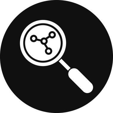 Büyüteç vektör simgesi modern basit tasarım