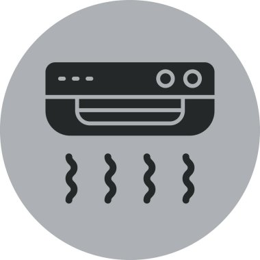 Bir gaz simgesinin vektör illüstrasyonu